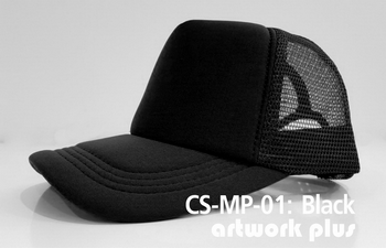 CAP SIMPLE- CS-MP-01, Black, หมวกตาข่าย, หมวกแก๊ปตาข่าย, หมวกแก๊ปสำเร็จรูป, หมวกแก๊ปพร้อมส่ง, หมวกแก๊ปราคาถูก, หมวกตาข่ายสีดำ